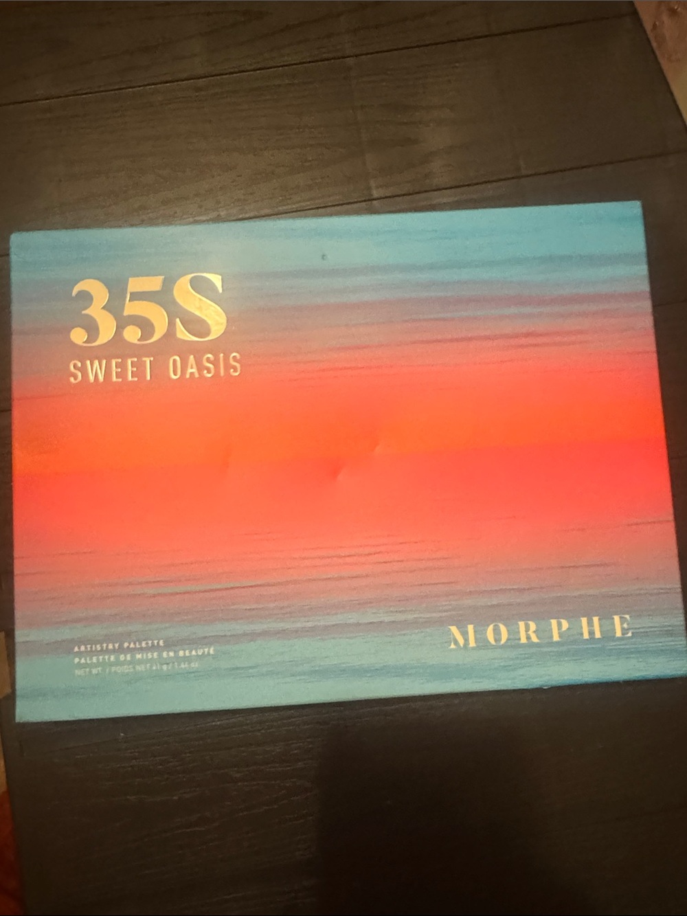 Morphe 35S Sweet Oasis Palette in Teal, Coral & Gold